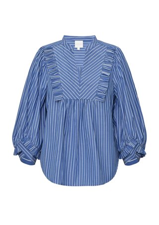 Gossia - MeeGo Sia Bluse - Blue Stripes